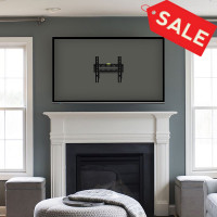 Flash Furniture RA-MP001-GG FLASH MOUNT Fixed TV Wall Mount with Built-In Level - Max VESA Size 200 x 200mm - Fits most TV's 17